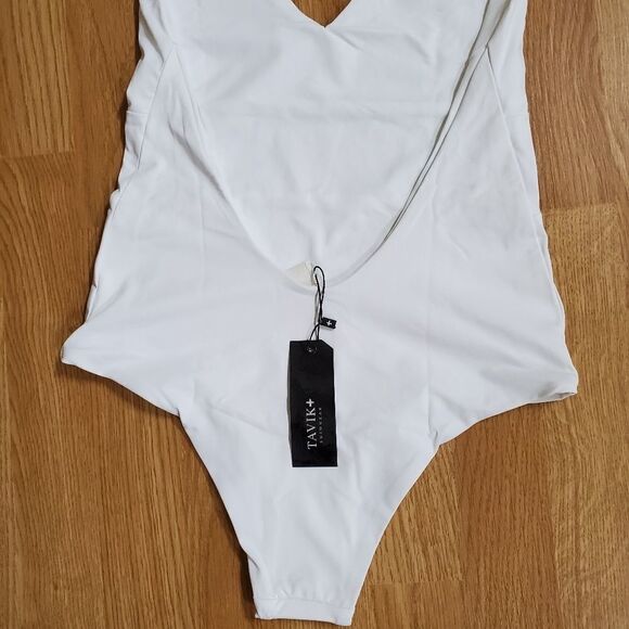 Tavik Chase One Piece Swimsuit sz Small in White - Picture 9 of 13